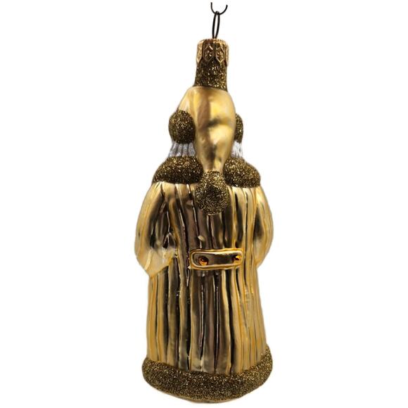 Patricia Breen Snowflake Santa Claus Citrine Christmas Decor Signed Ornament - Picture 8 of 12